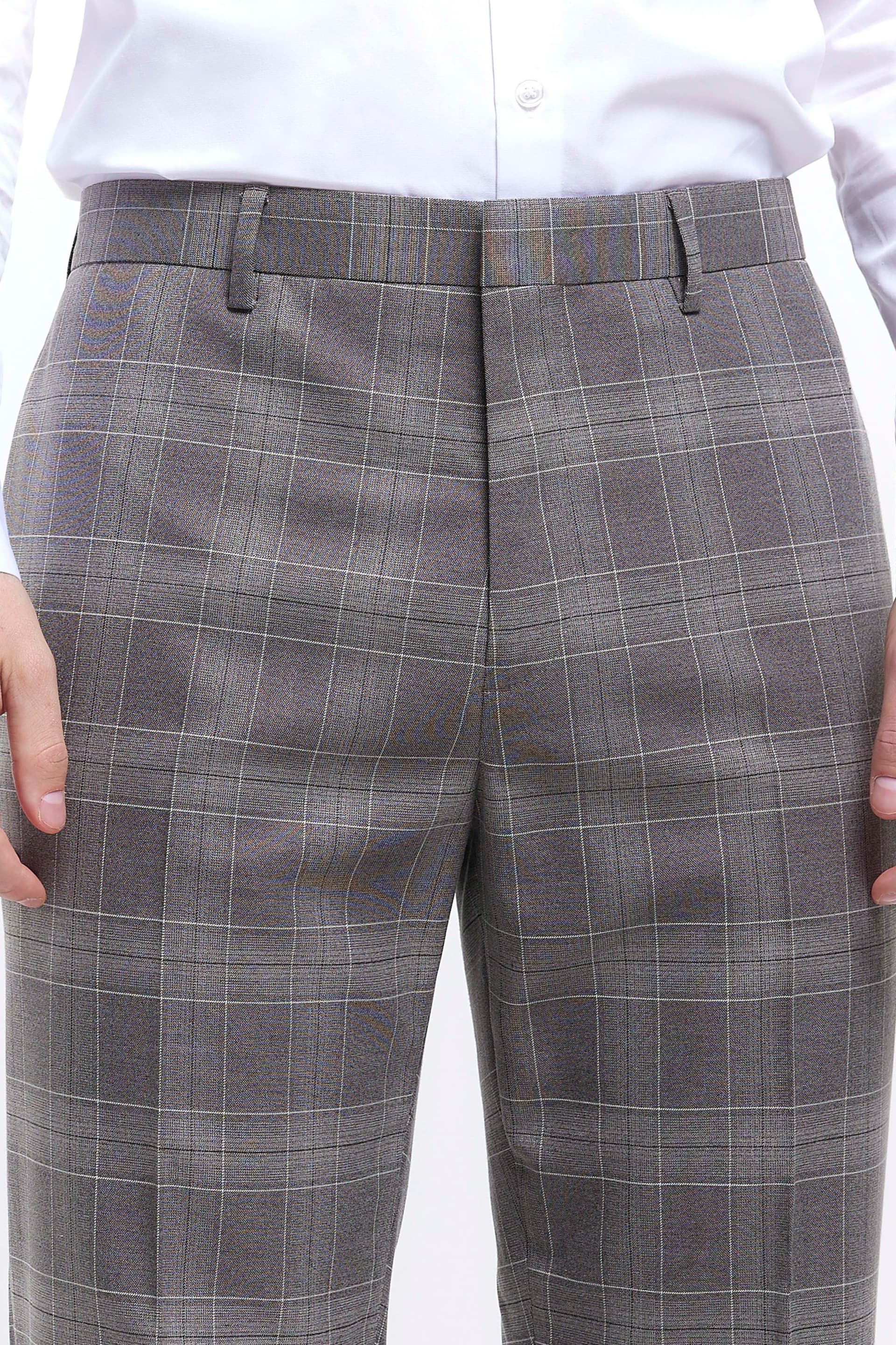 River Island Grey Check Trousers - Image 3 of 3