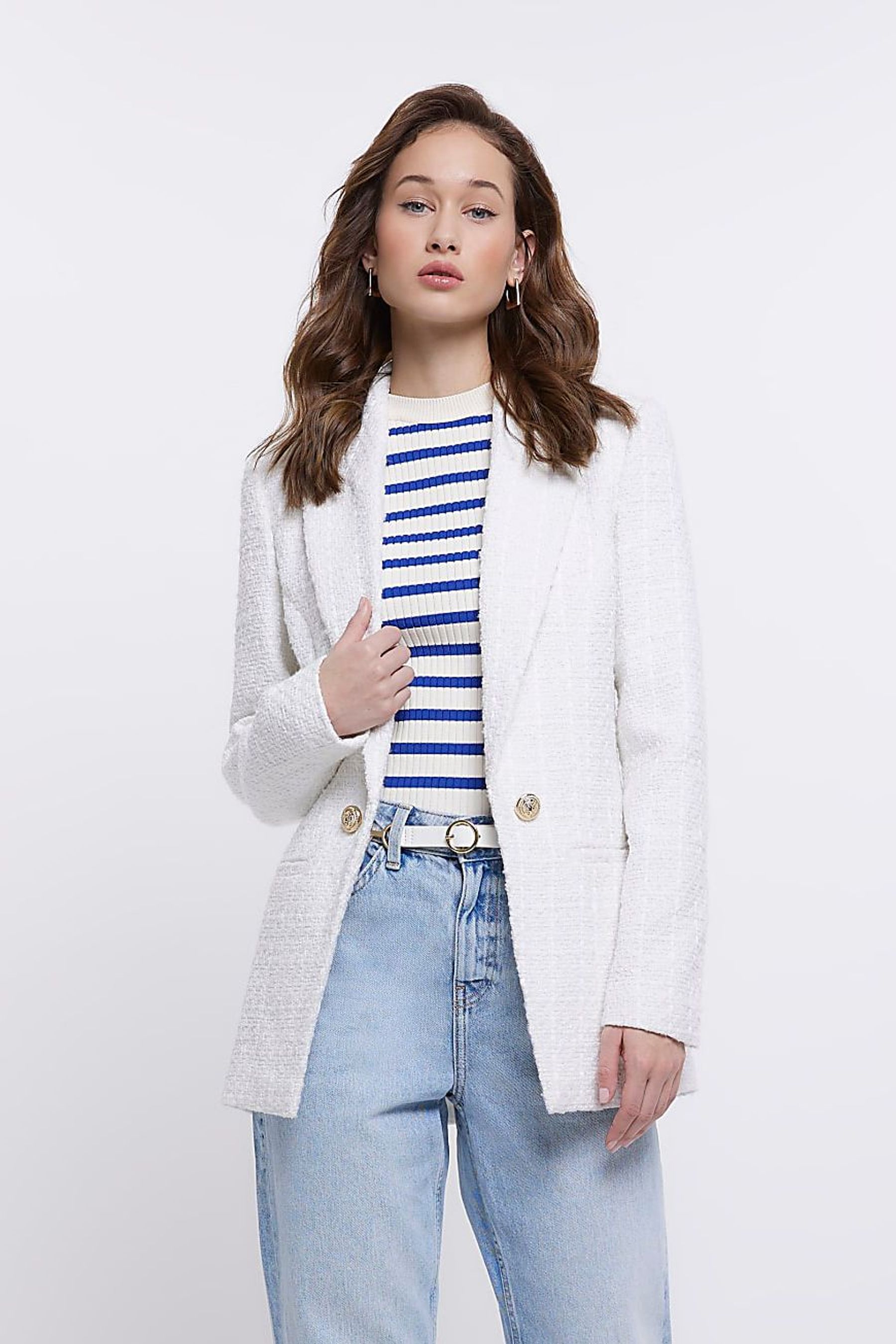 Next white blazer top