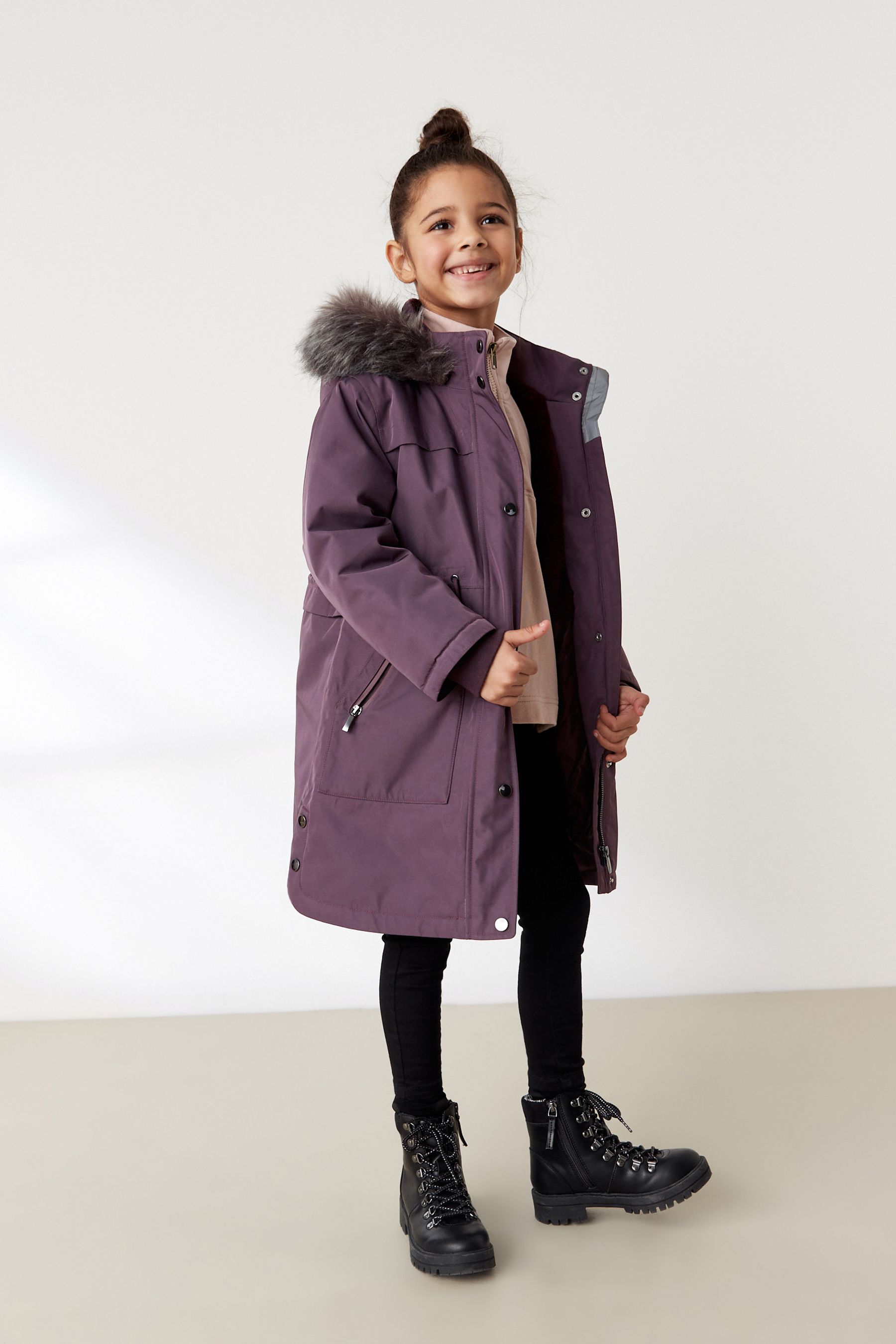 Next girls waterproof jacket hotsell