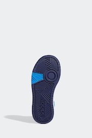 adidas Navy/White Hoops Mid Shoes - Image 7 of 9