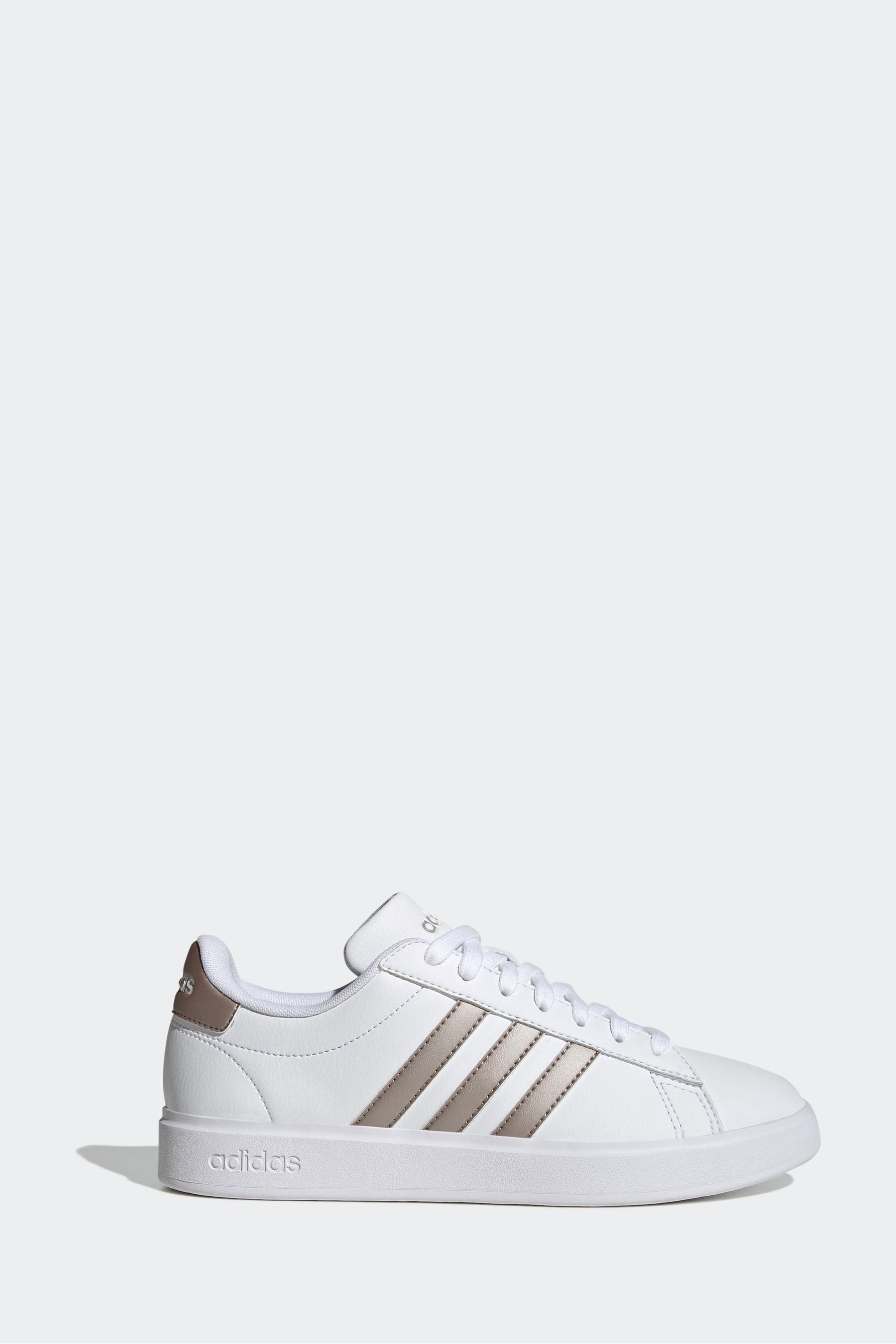 Buy adidas White Silver Grand Court 2.0 Trainers from Next Norway