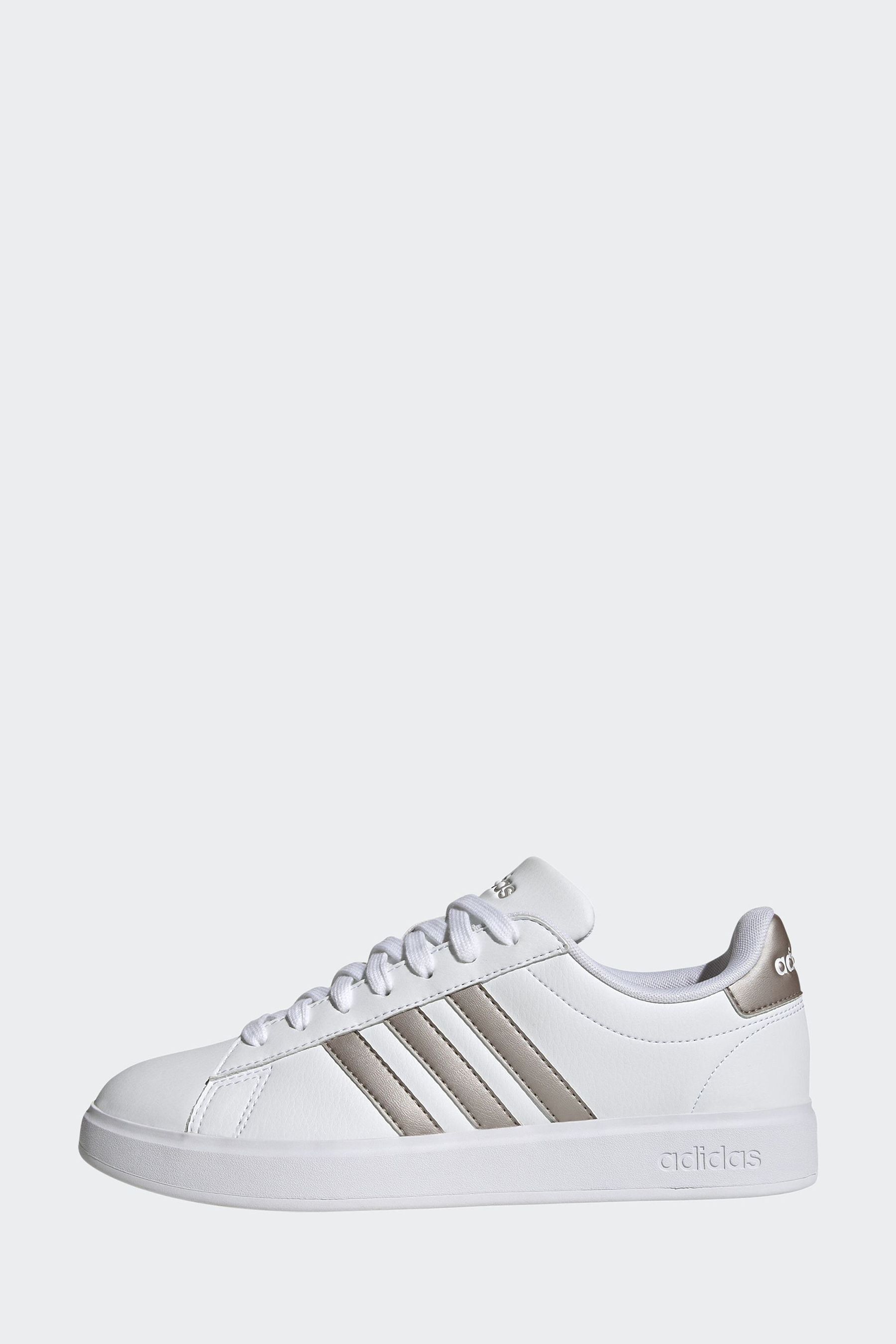 Adidas white gold trainers new arrivals