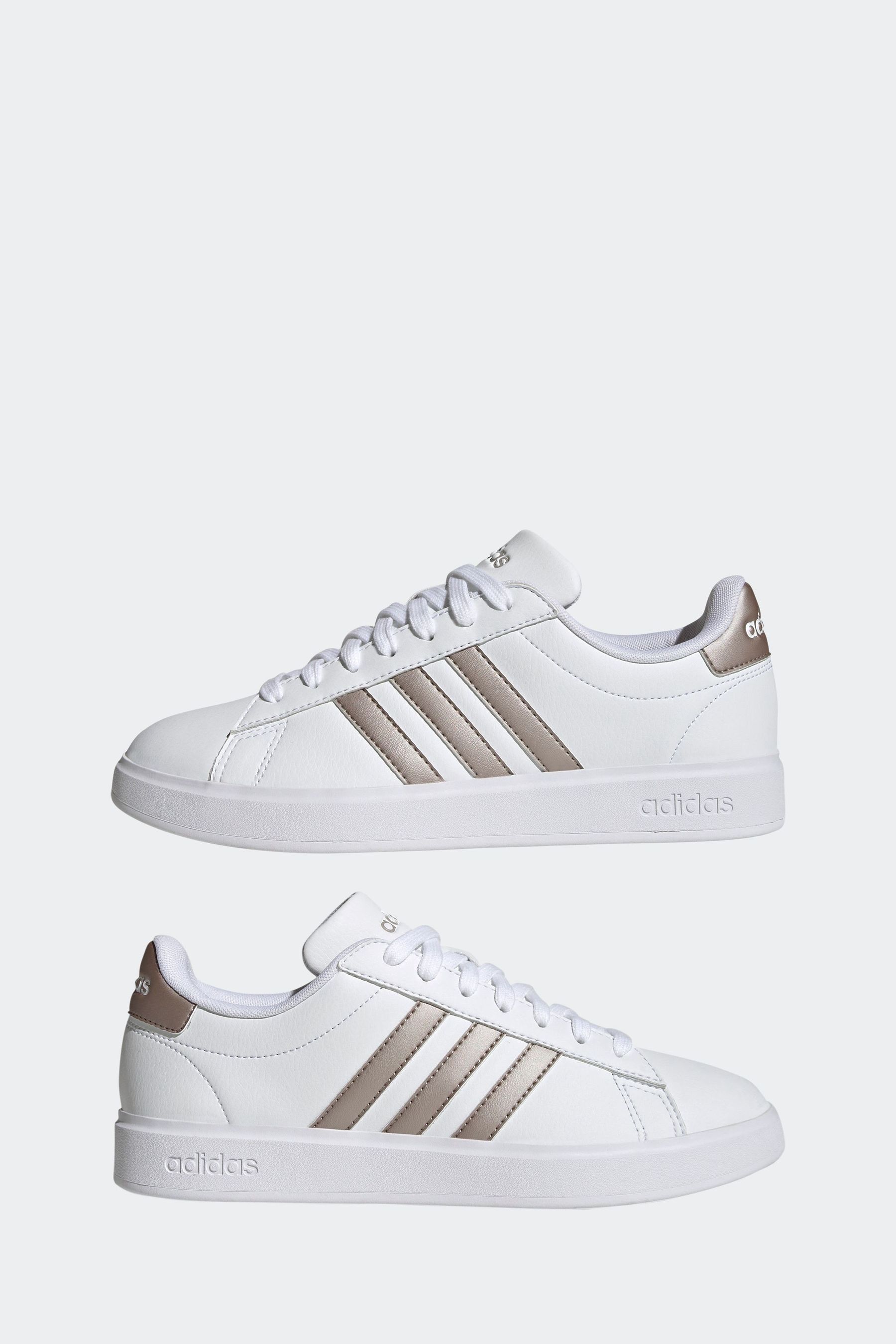 Adidas metallic trainers discount