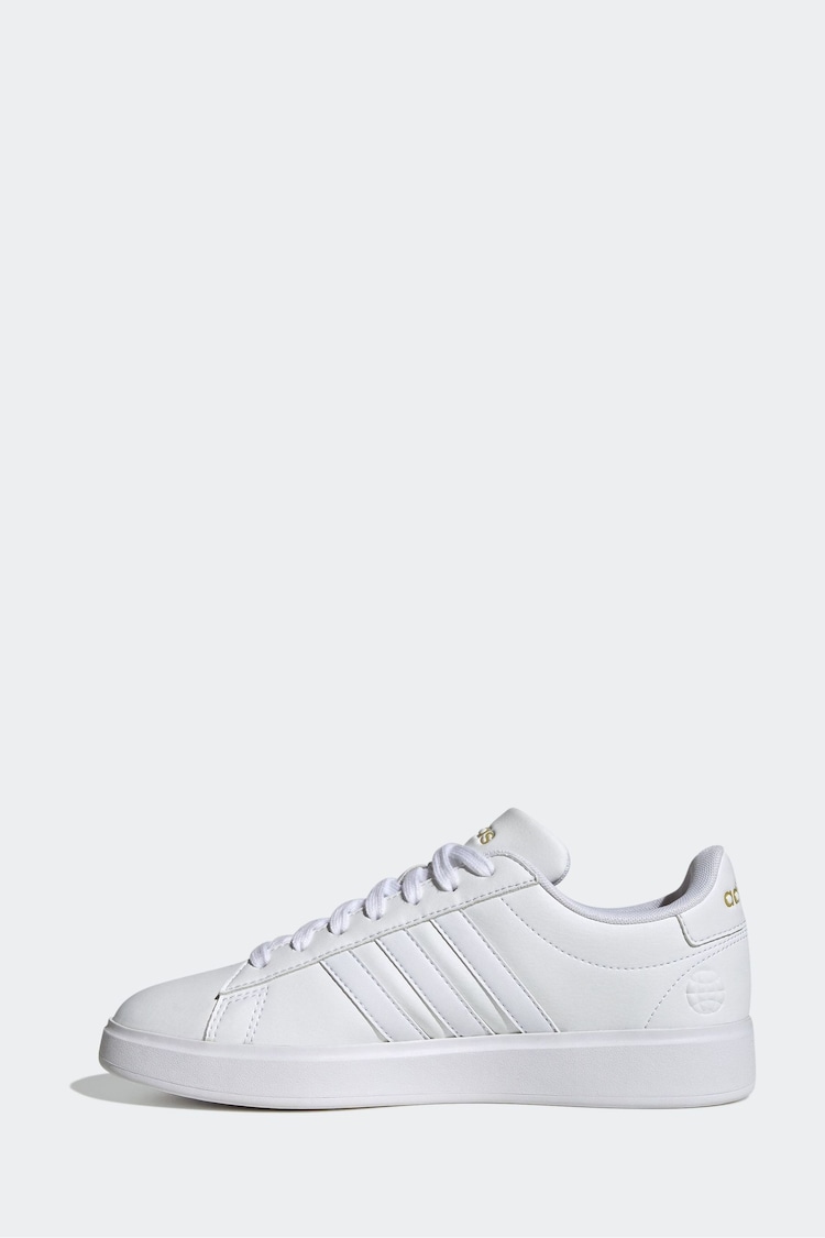 adidas Cream/white Grand Court 2.0 Trainers - Image 2 of 9