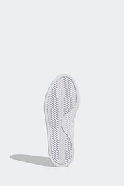 adidas White Grand Court Cloudfoam Lifestyle Comfort Trainers - Image 7 of 9