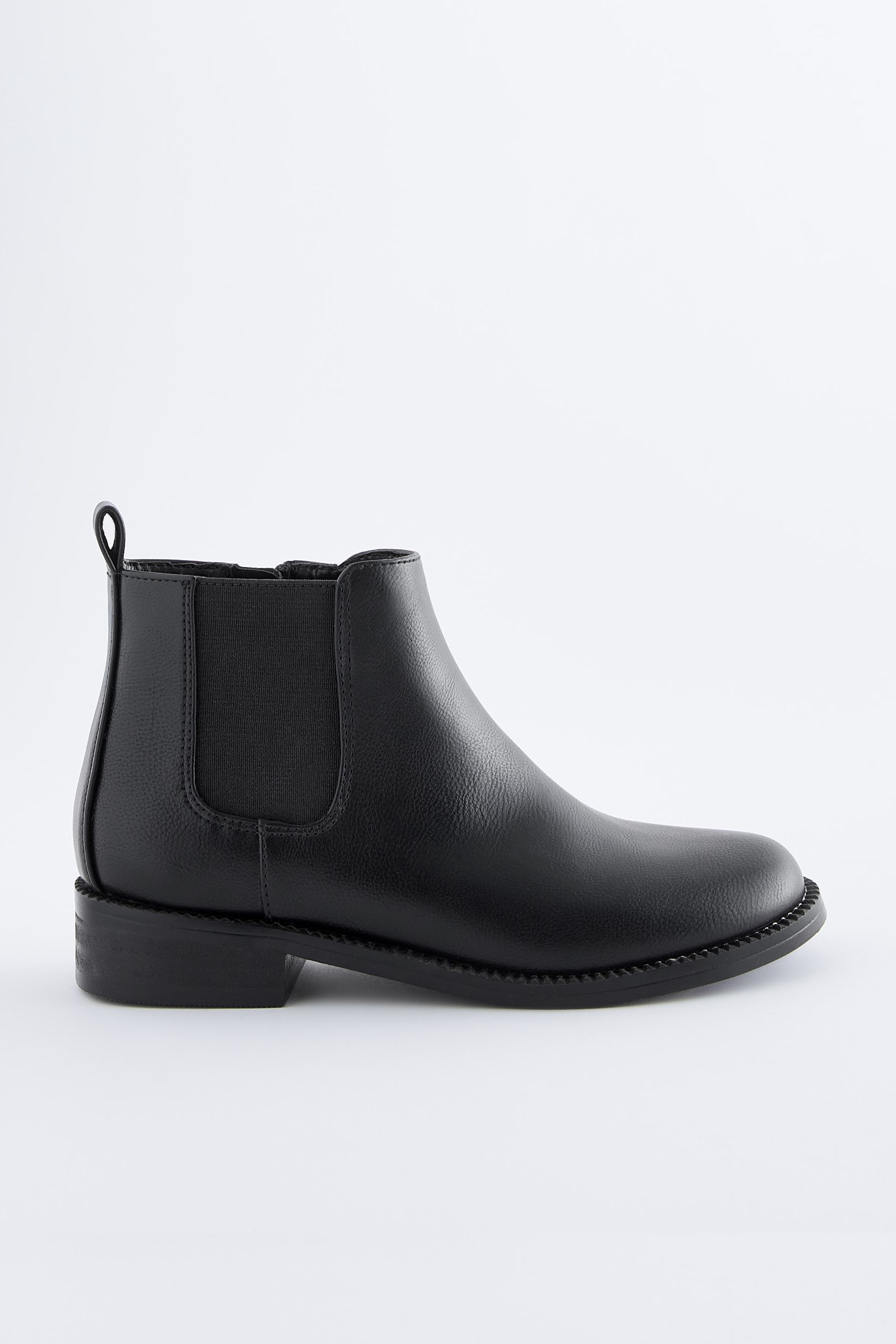 Buy Black Standard Fit F Low Chelsea Boots from Next Oman