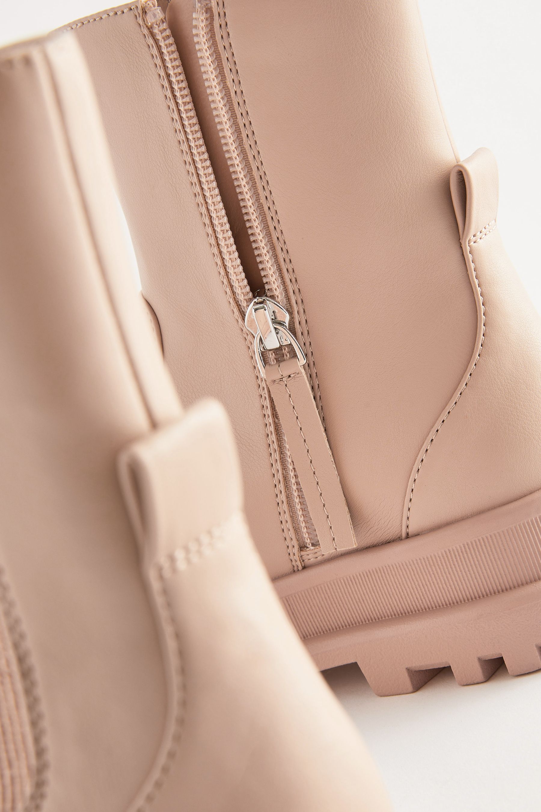 Nude pink boots discount