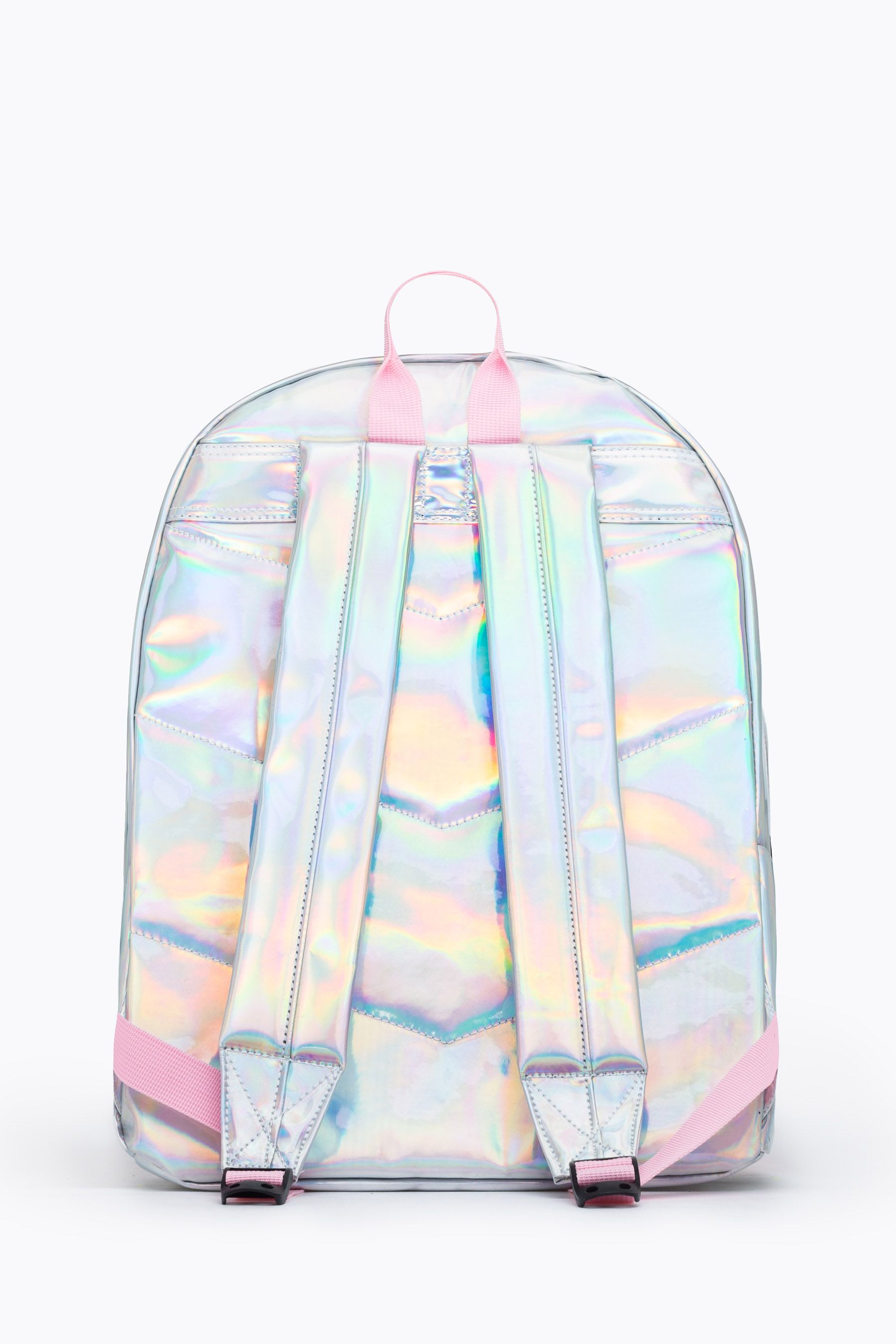 Buy Hype. Silver Pink Iridescent Borg Unicorn 3D Backpack from Next Slovenia