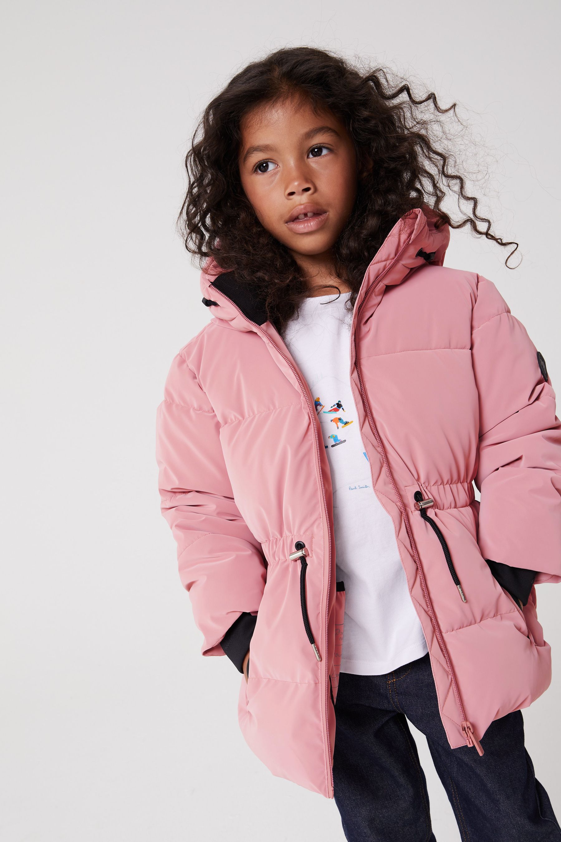 Next pink padded coat new arrivals