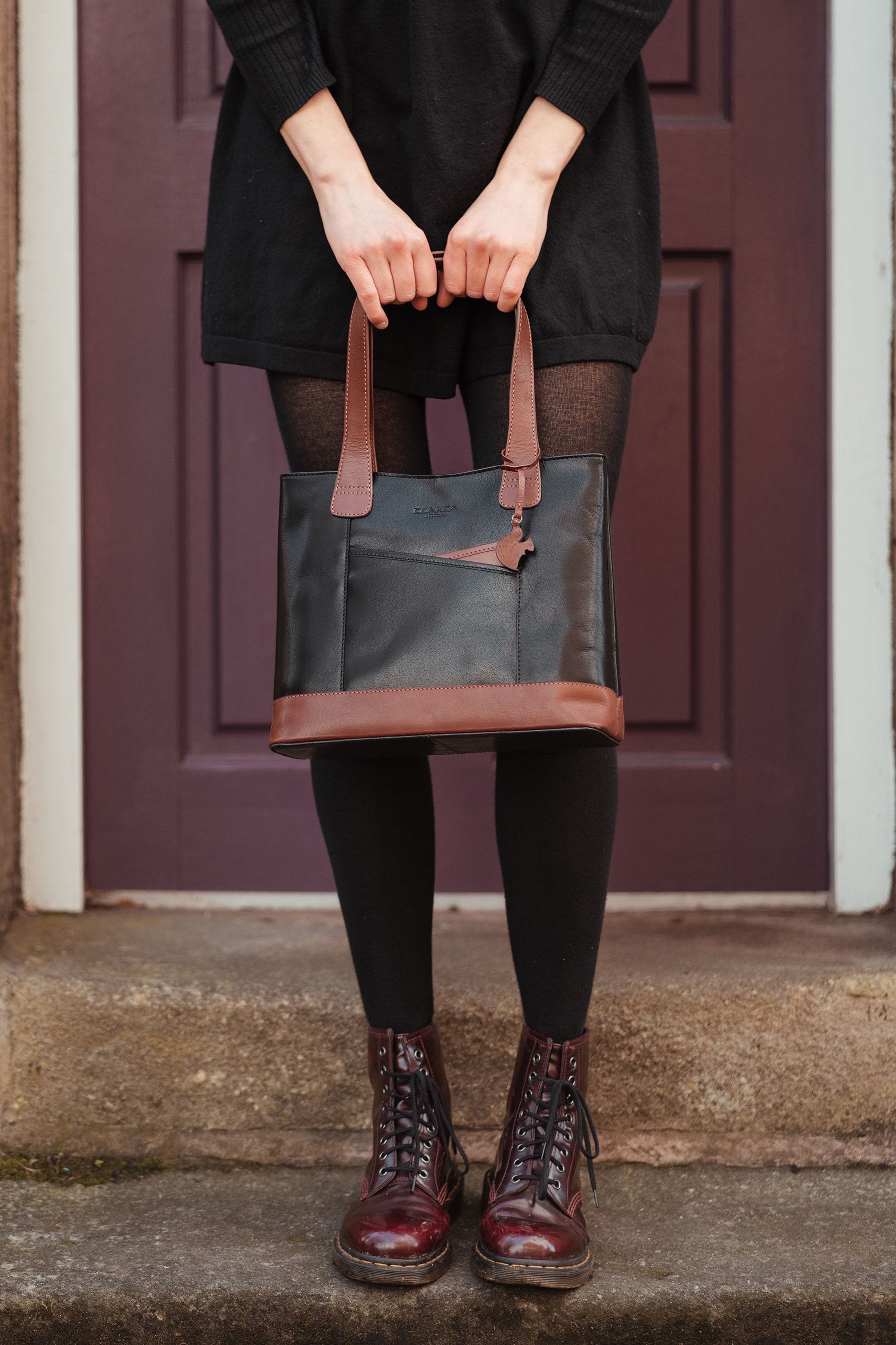 Buy Conkca Little Patience Leather Tote Bag from the Next UK online shop