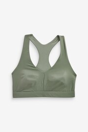 Khaki Green Active Studio Sports Supersoft Crop - Image 8 of 9