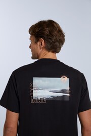 Animal Mens Chase Organic Black T-Shirt - Image 4 of 7