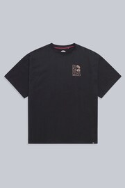 Animal Mens Chase Organic Black T-Shirt - Image 5 of 7