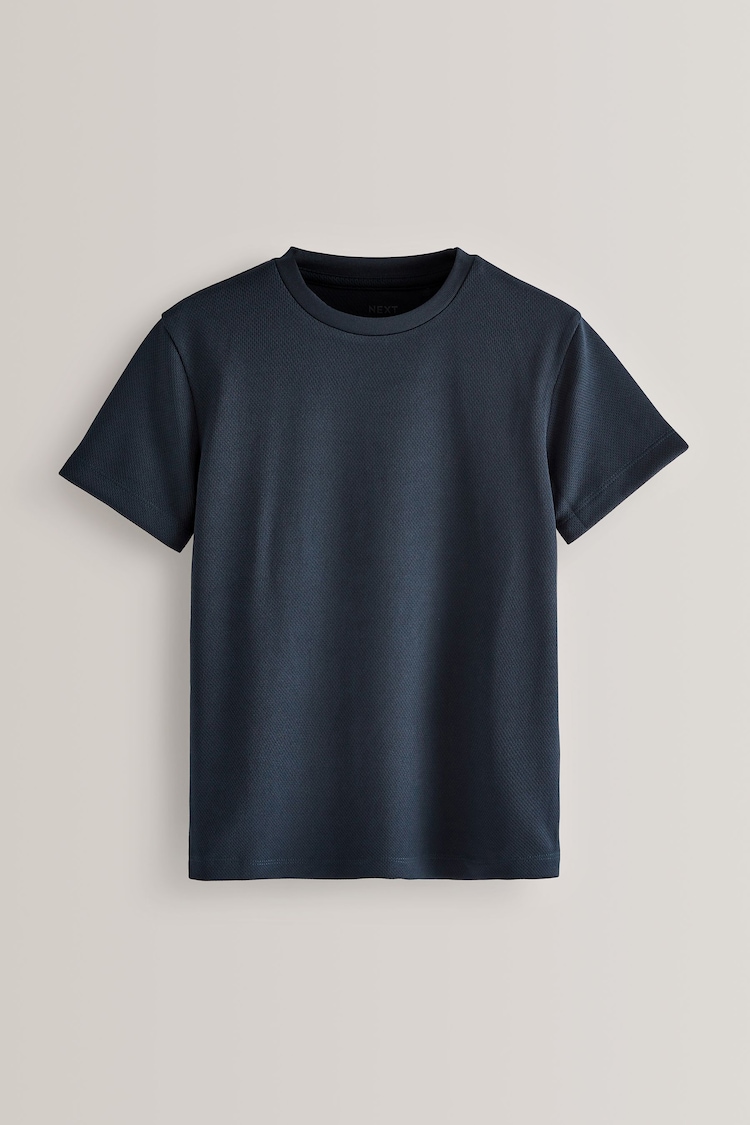 Navy Blue Single Sports T-Shirt (3-16yrs) - Image 1 of 3