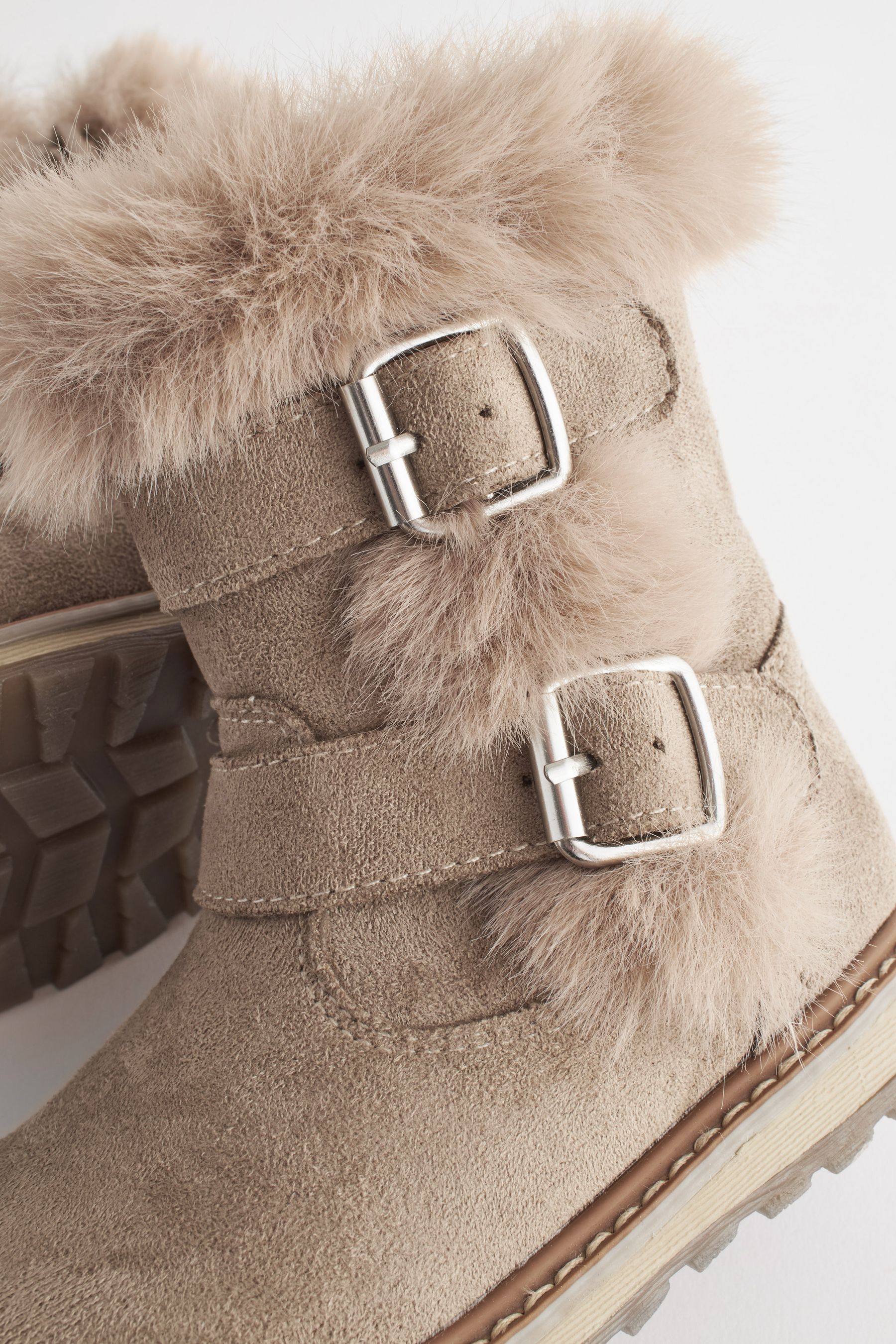 Grey pull on boots sale