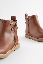 Tan Brown Standard Fit (F) Chelsea Boots - Image 3 of 5