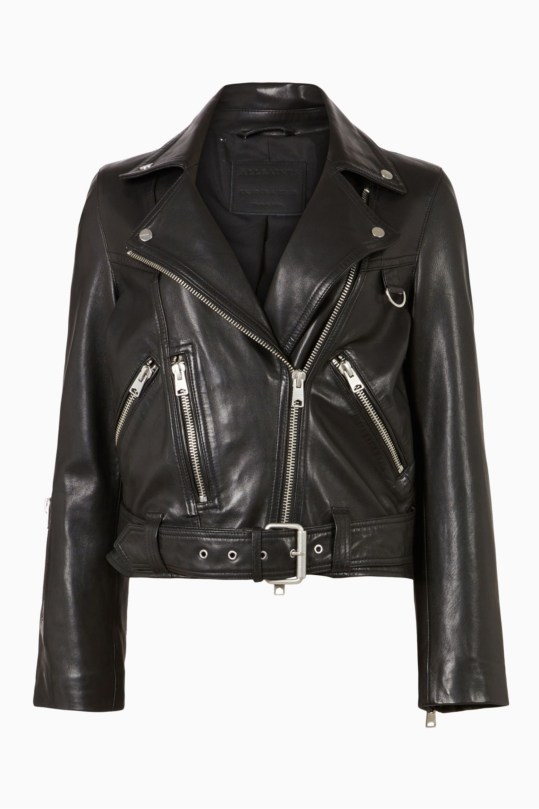 Buy AllSaints Black Gidley Biker Jacket from the Next UK online shop