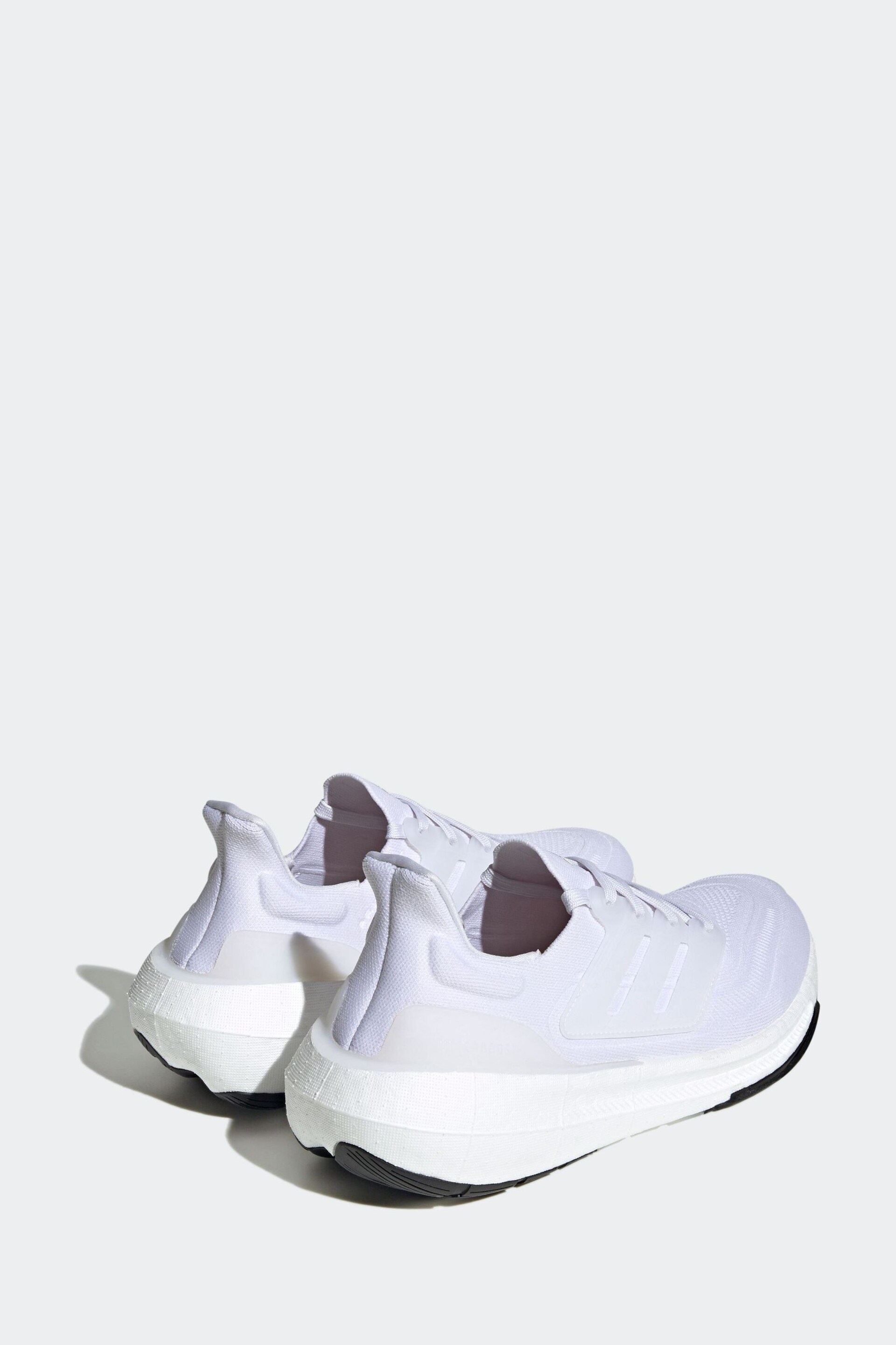 adidas White Ultraboost Light Trainers - Image 5 of 12