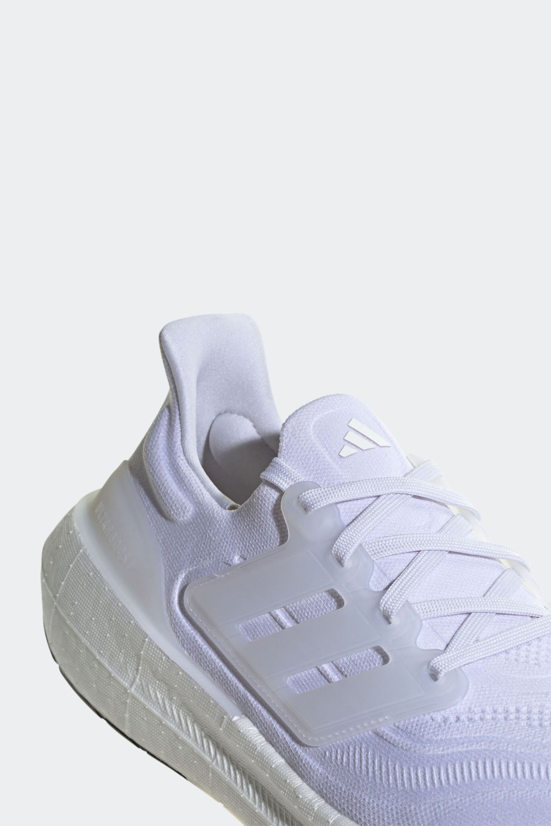 adidas White Ultraboost Light Trainers - Image 9 of 12