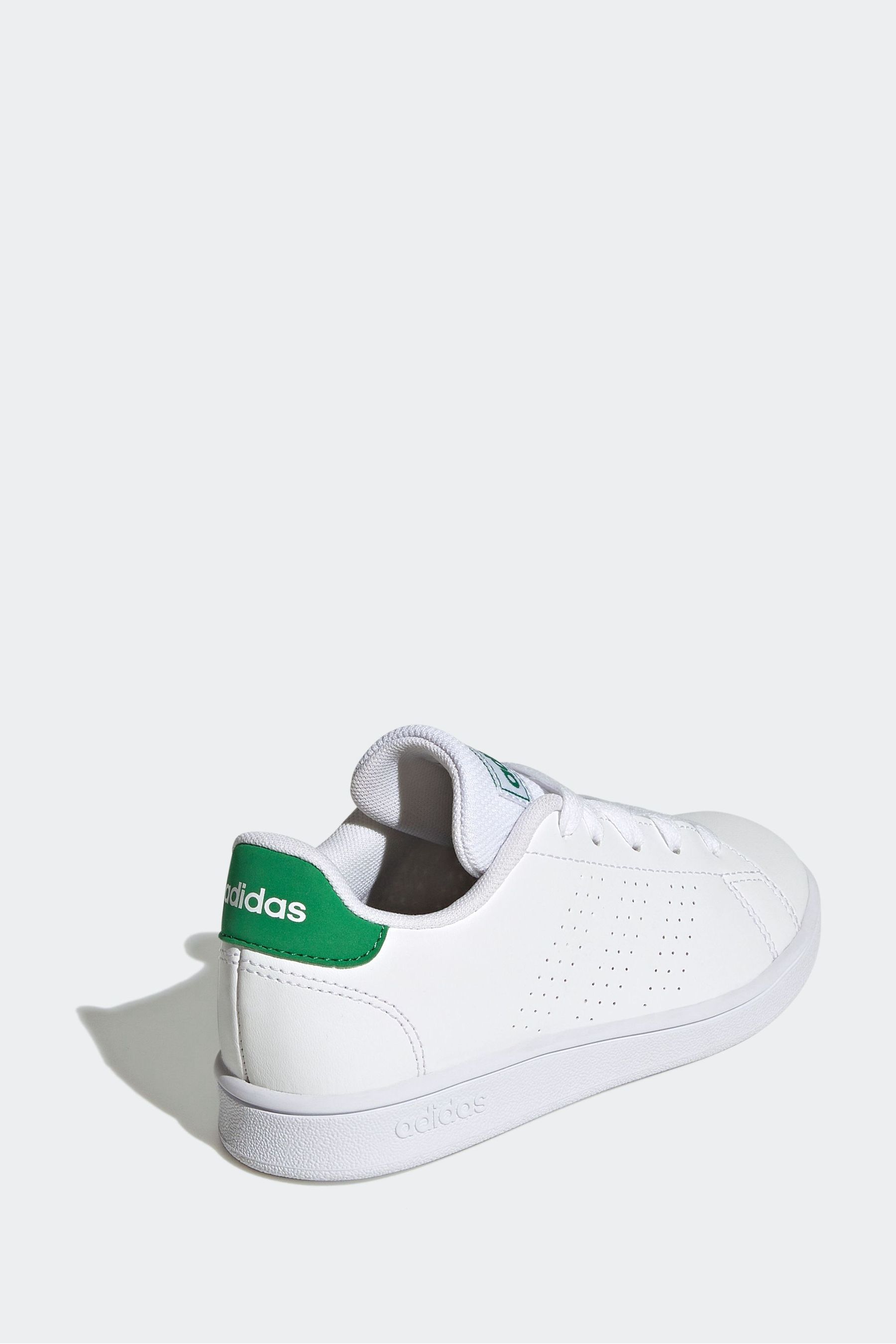 Buy adidas Green White Sportswear Advantage Lifestyle Court Lace Trainers from Next Germany