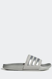 adidas Grey Adult Sportswear Adilette Comfort Slides - Image 1 of 9