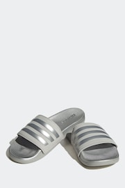 adidas Grey Adult Sportswear Adilette Comfort Slides - Image 4 of 9