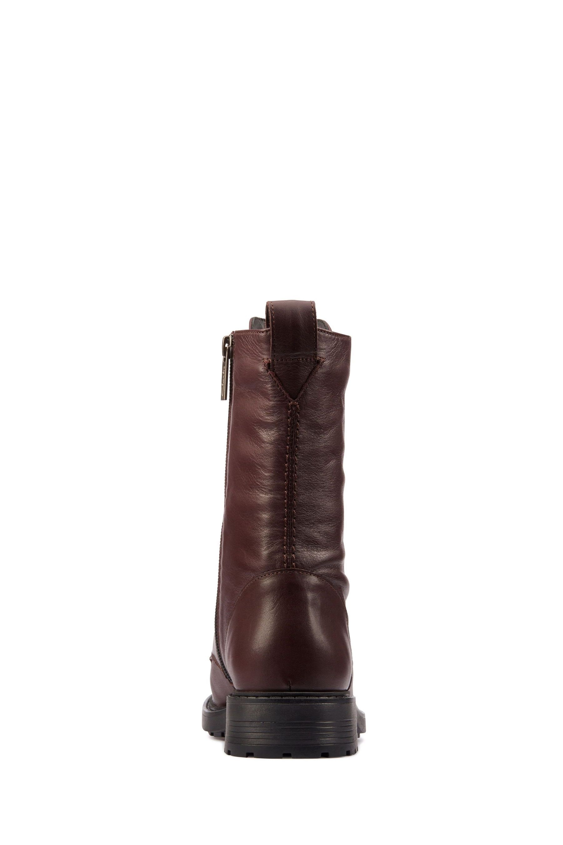 Clarks orinoco boots burgundy hotsell