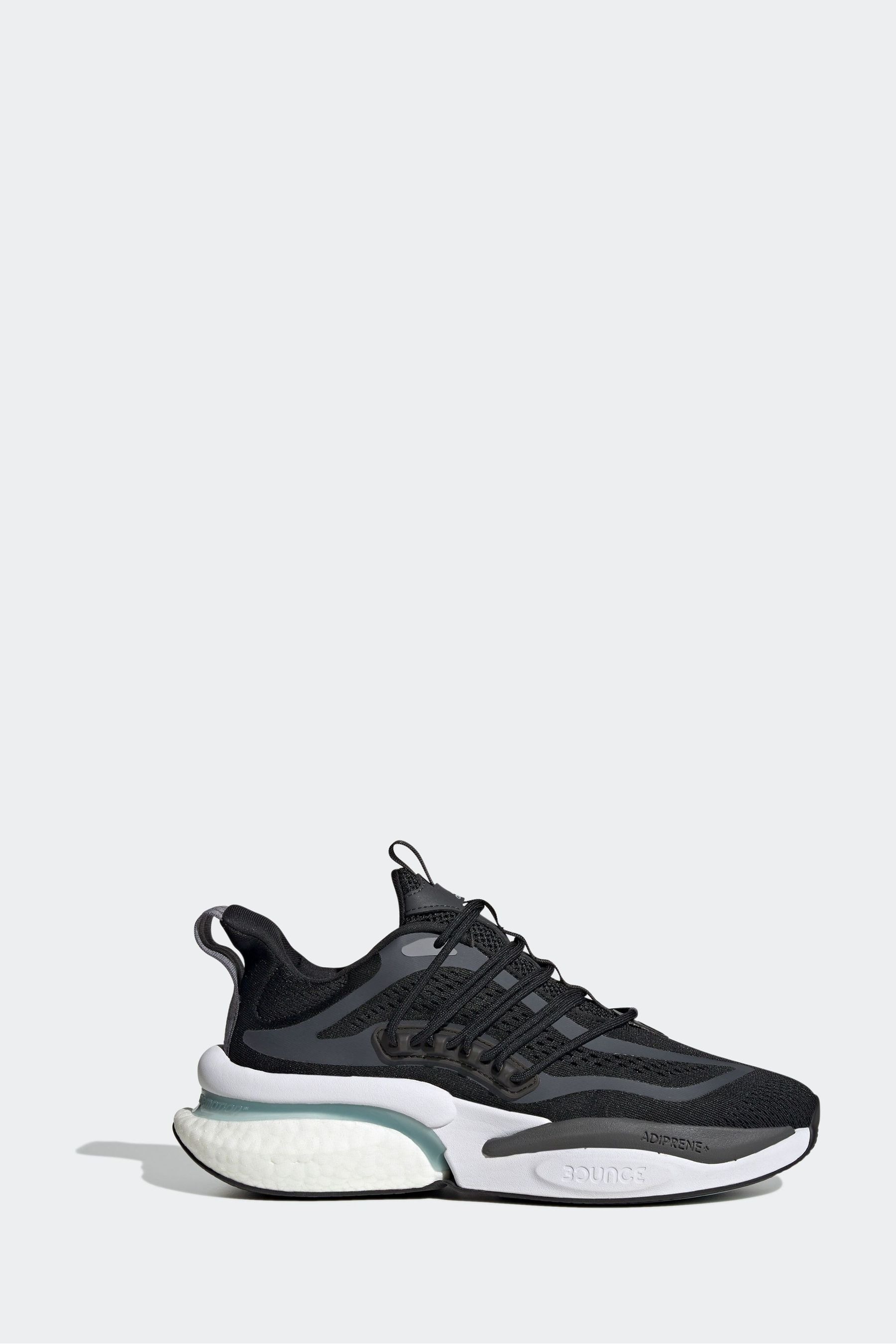 Buy adidas Black Alpha Boost V1 Trainers from Next Luxembourg
