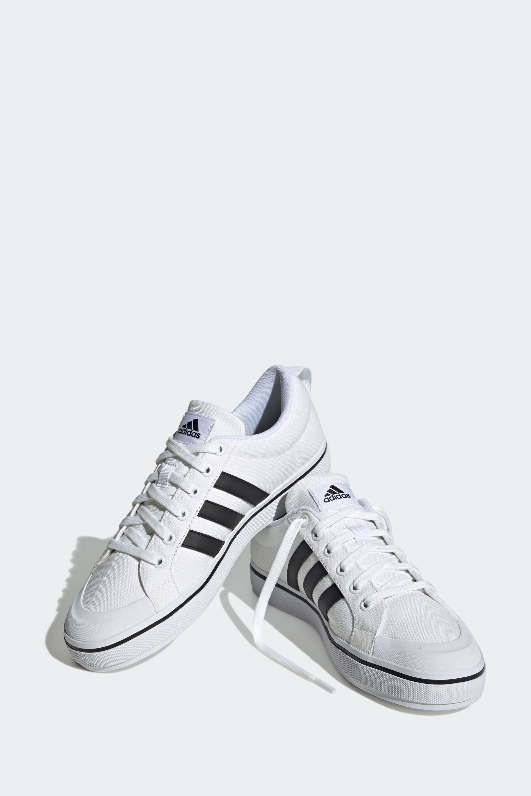 Adidas white canvas shop