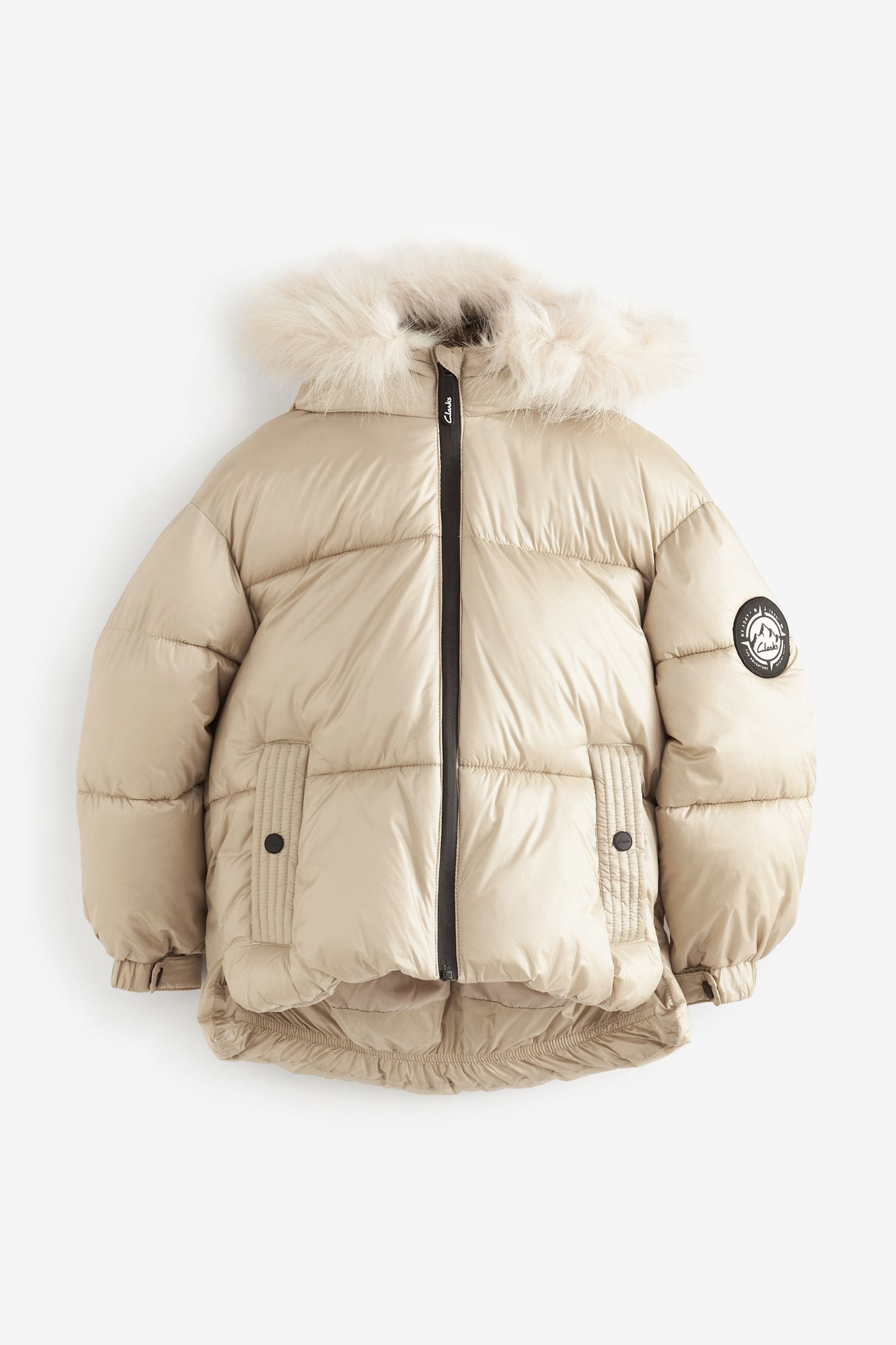 Girls short padded coat deals