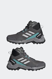 adidas Grey Eastrail 2.0 Mid Rain.Rdy Hiking Trainers - Image 5 of 9