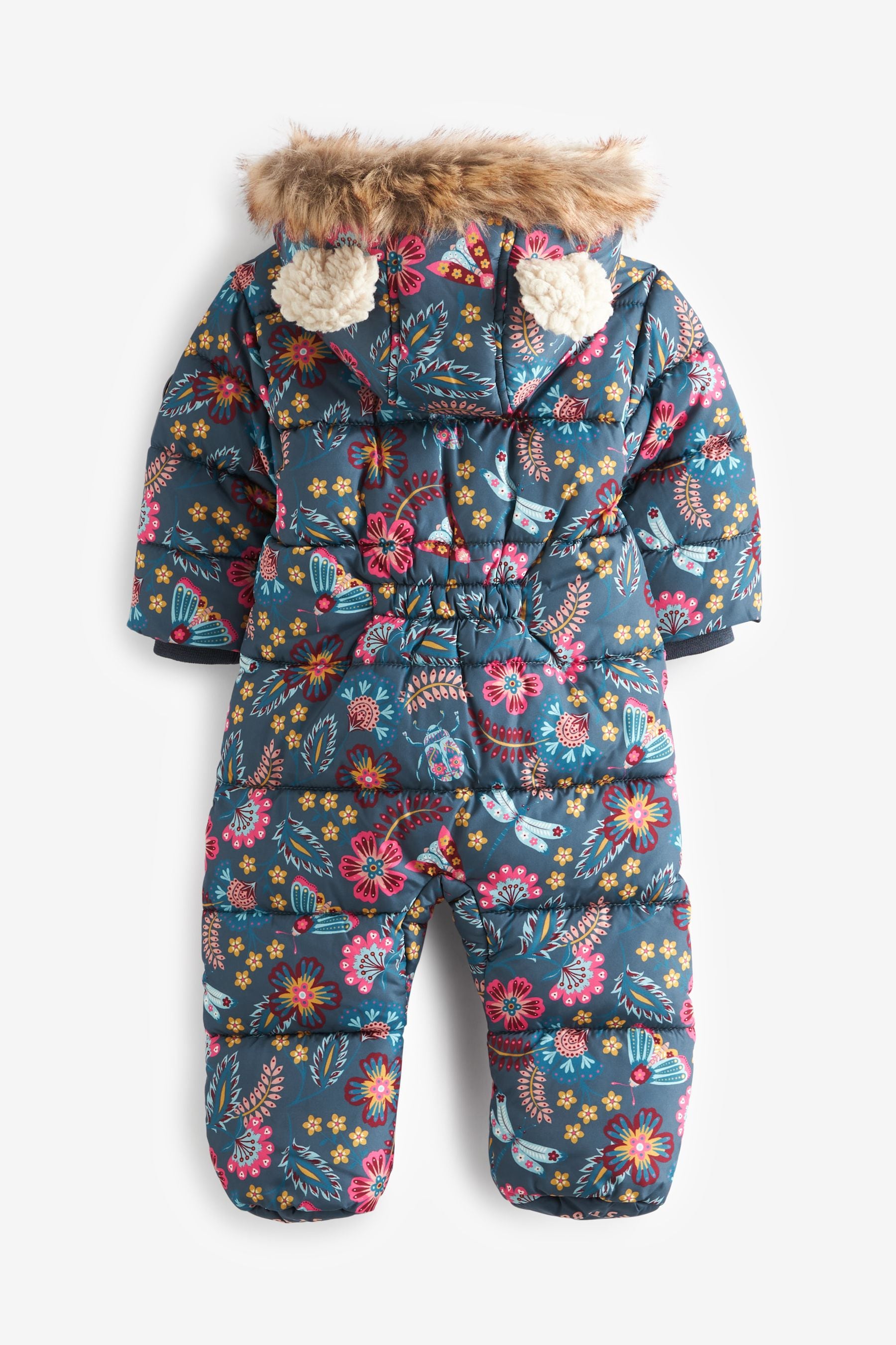 Buy FatFace Floral Baby Snowsuit from Next Luxembourg