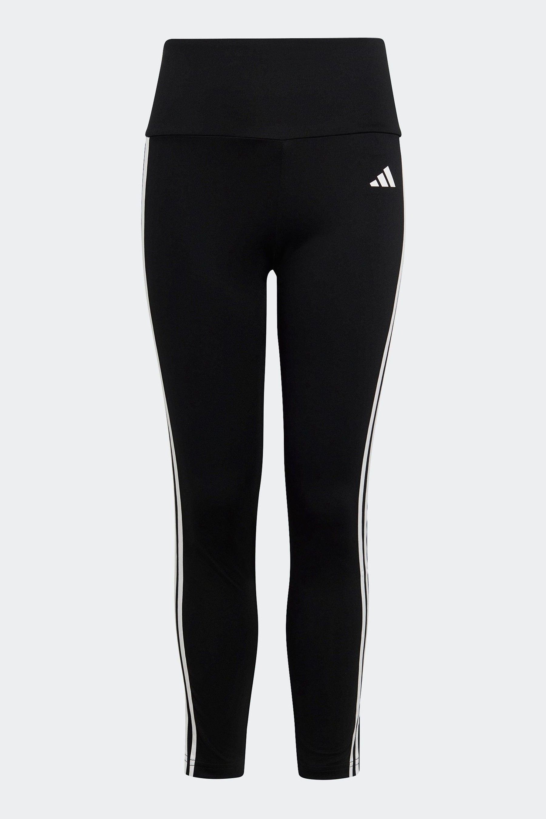 Buy adidas Black Sportswear Essentials Aeroready 3 Stripes High Waisted Leggings from the Next UK online shop