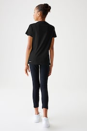 adidas Black Sportswear Train Essentials Aeroready 3-Stripes Slim-Fit Training T-Shirt - Image 2 of 8