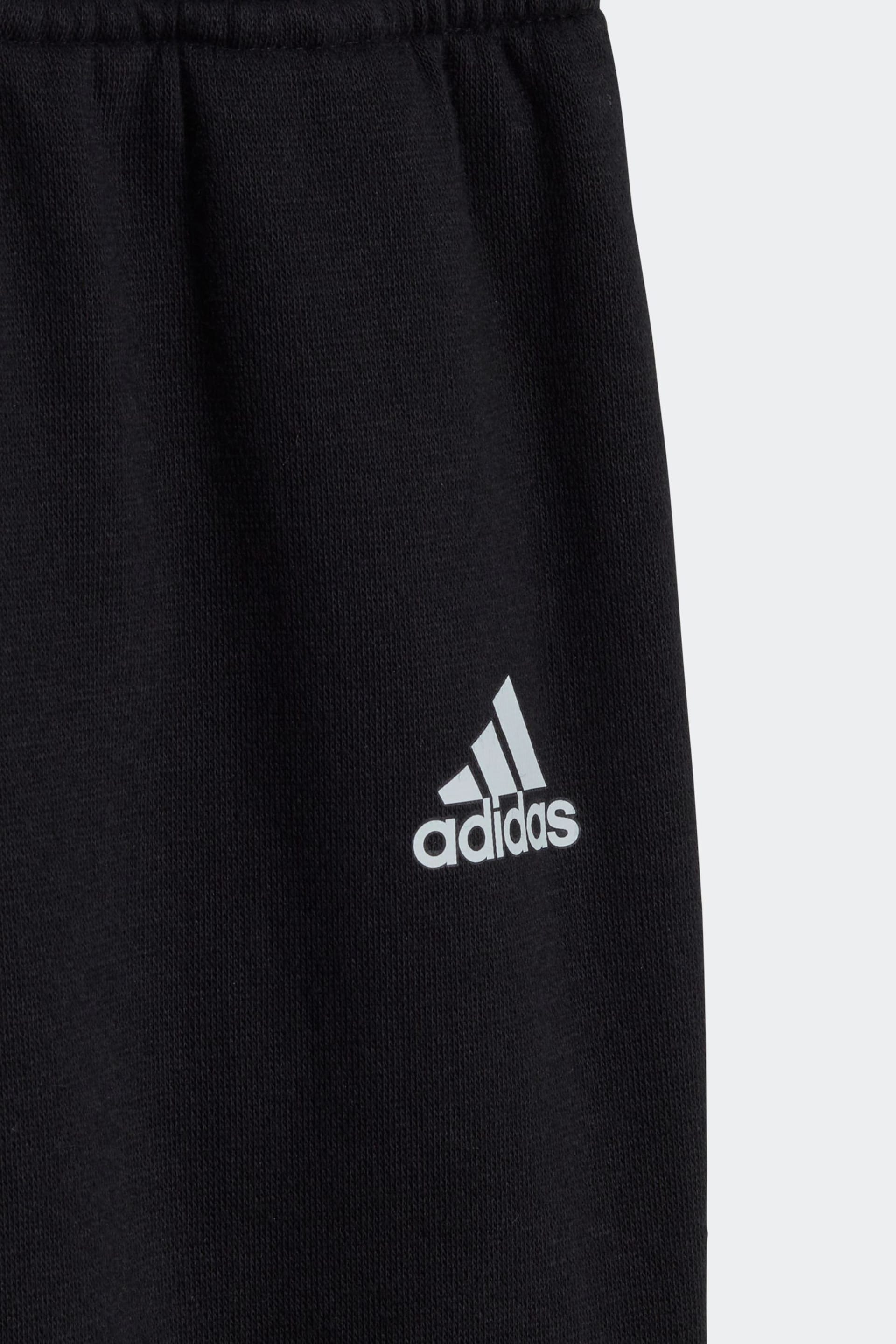 adidas Grey Infant Sportswear Essentials Lineage Joggers Set - Image 4 of 4