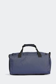 adidas Blue Linear Duffle Bag - Image 2 of 5