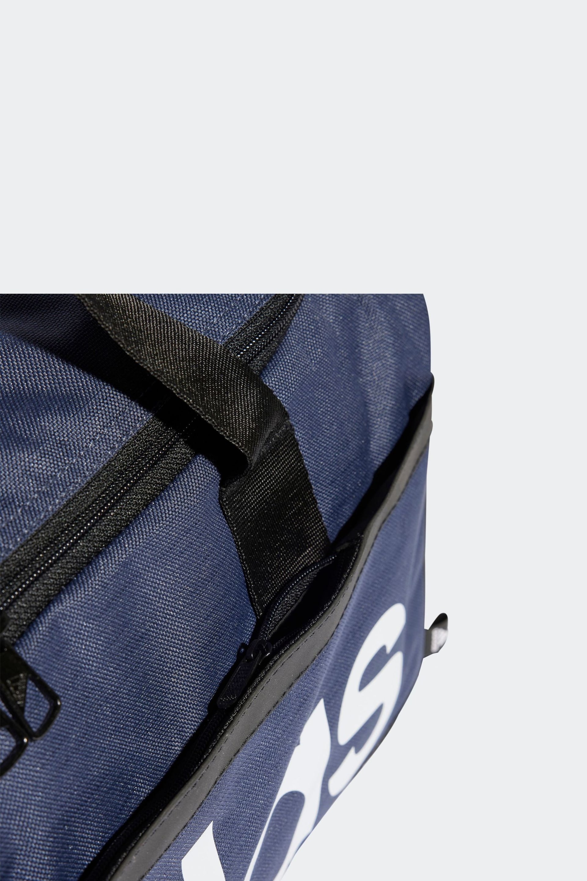 adidas Blue Linear Duffle Bag - Image 4 of 5