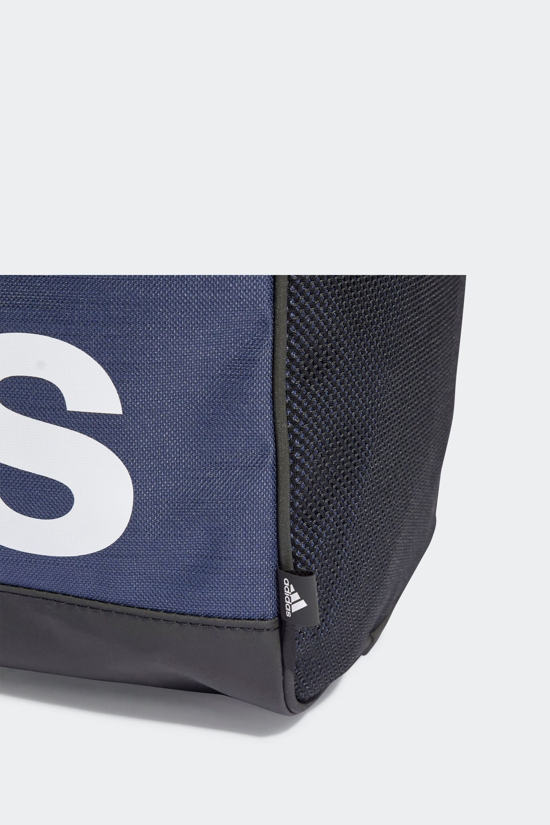 adidas Blue Linear Duffle Bag - Image 5 of 5