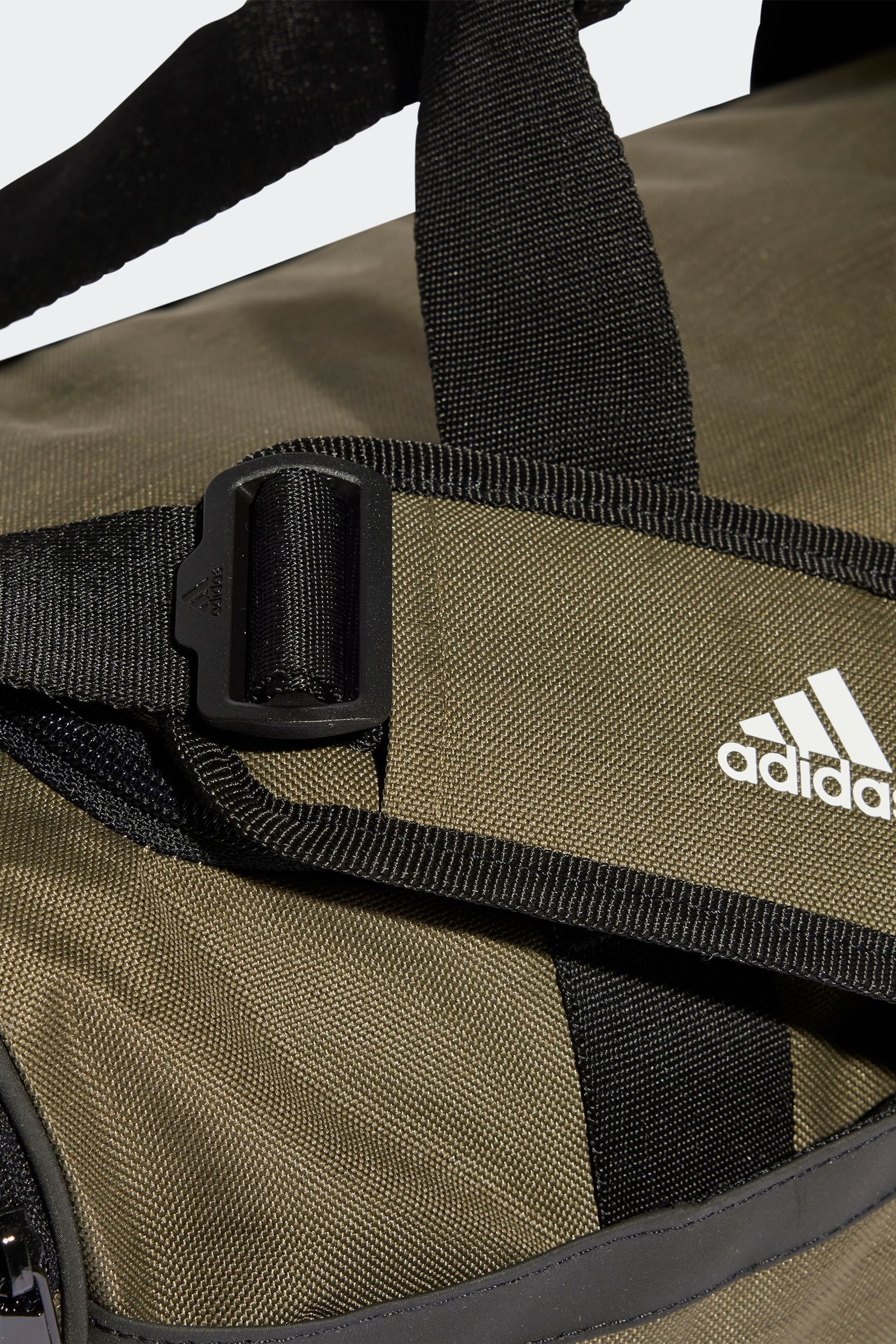 Adidas Green Medium Essentials Linear Duffel Bag ONE Adult