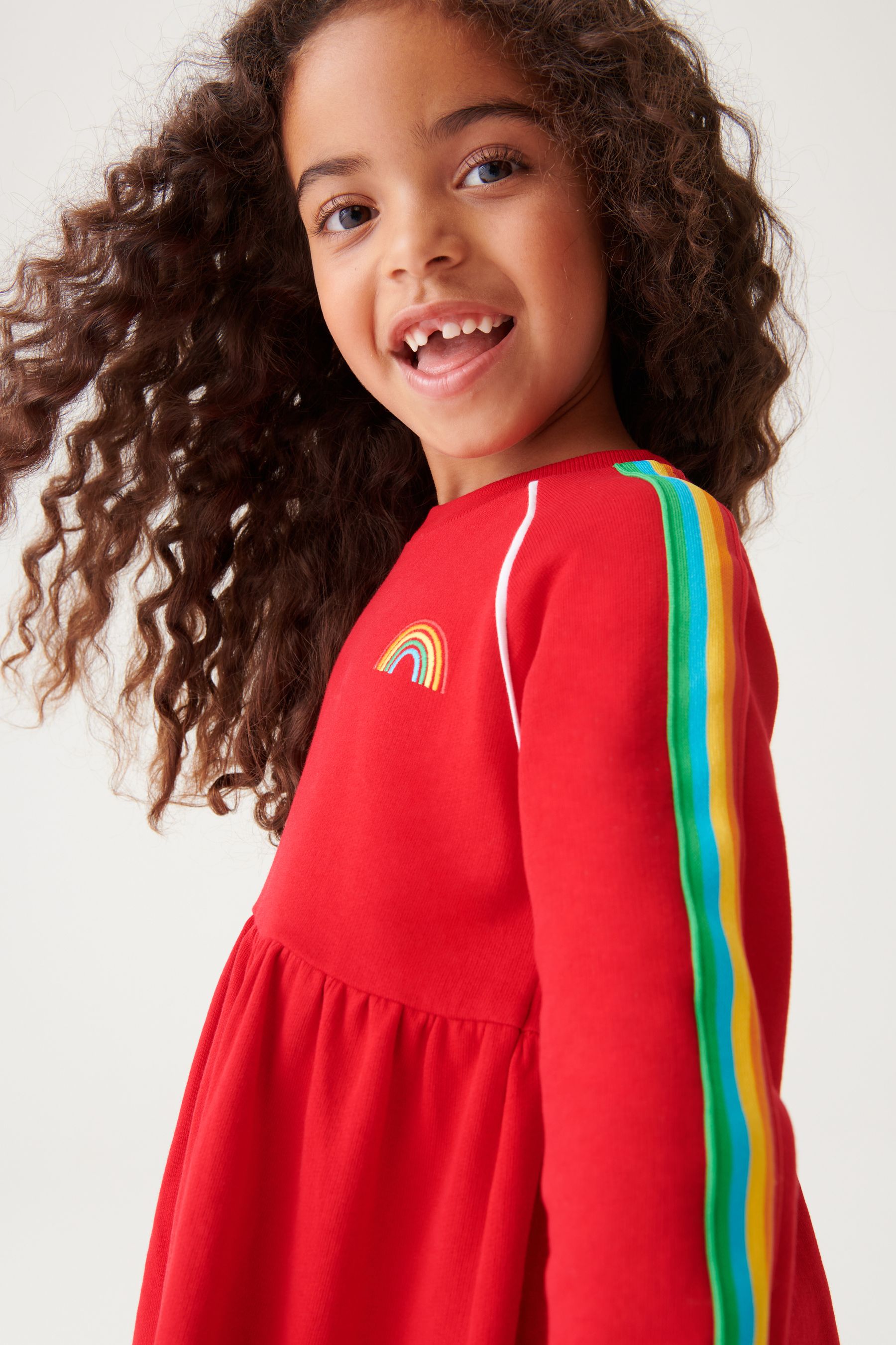 Rainbow red dress hot sale