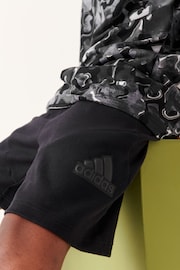 adidas Black Sportswear Future Icons Logo 8-Inch Shorts - Image 5 of 11