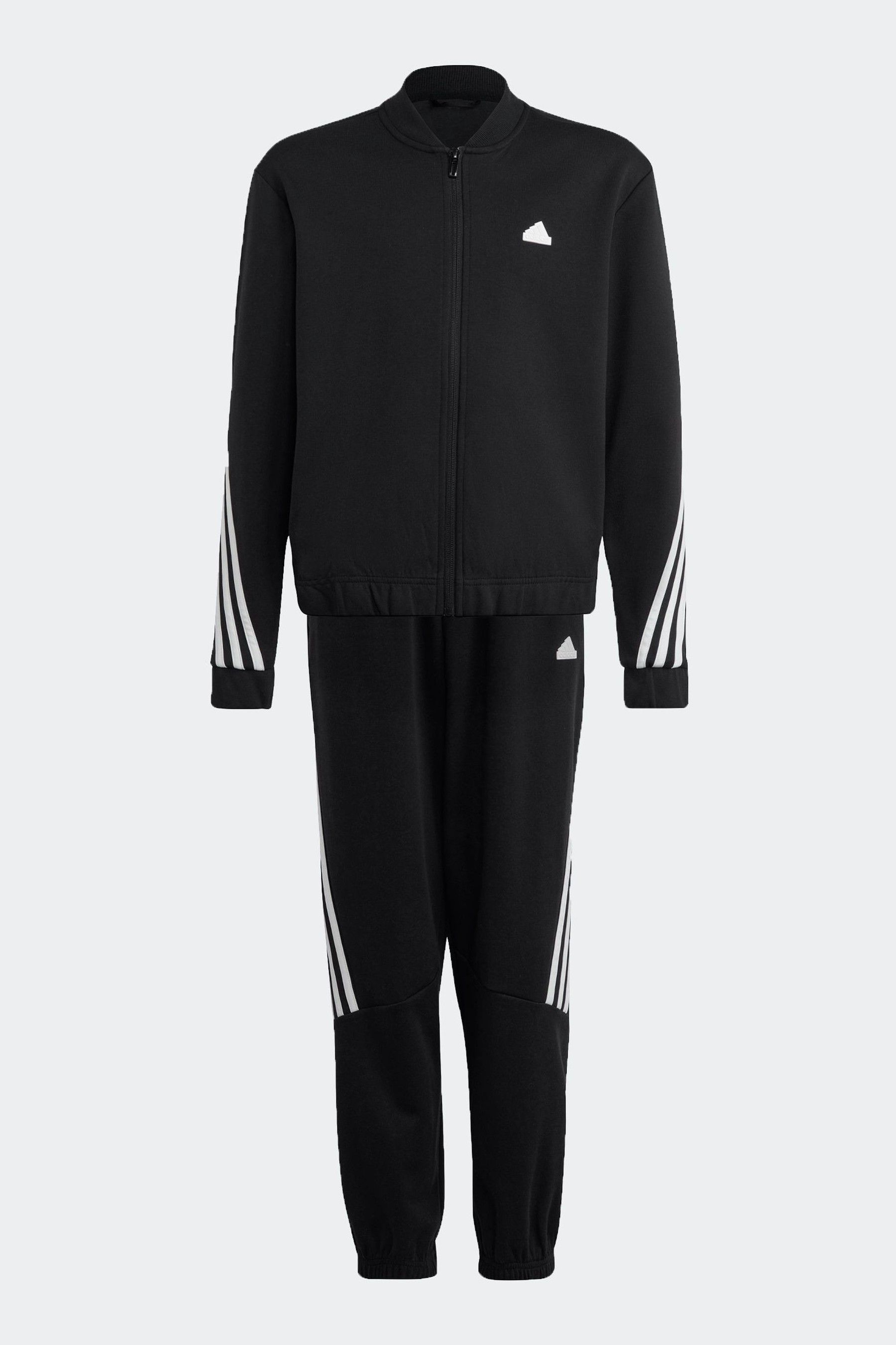 adidas Black Sportswear Future Icons 3 Stripes Tracksuit