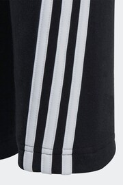 adidas Black Sportswear Future Icons 3-Stripes Ankle Length Joggers - Image 10 of 11