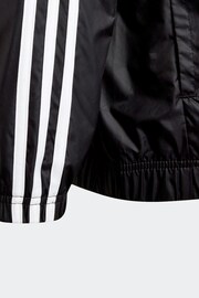 adidas Black Sportswear Essentials 3-Stripes Woven Tracksuit - Image 5 of 6