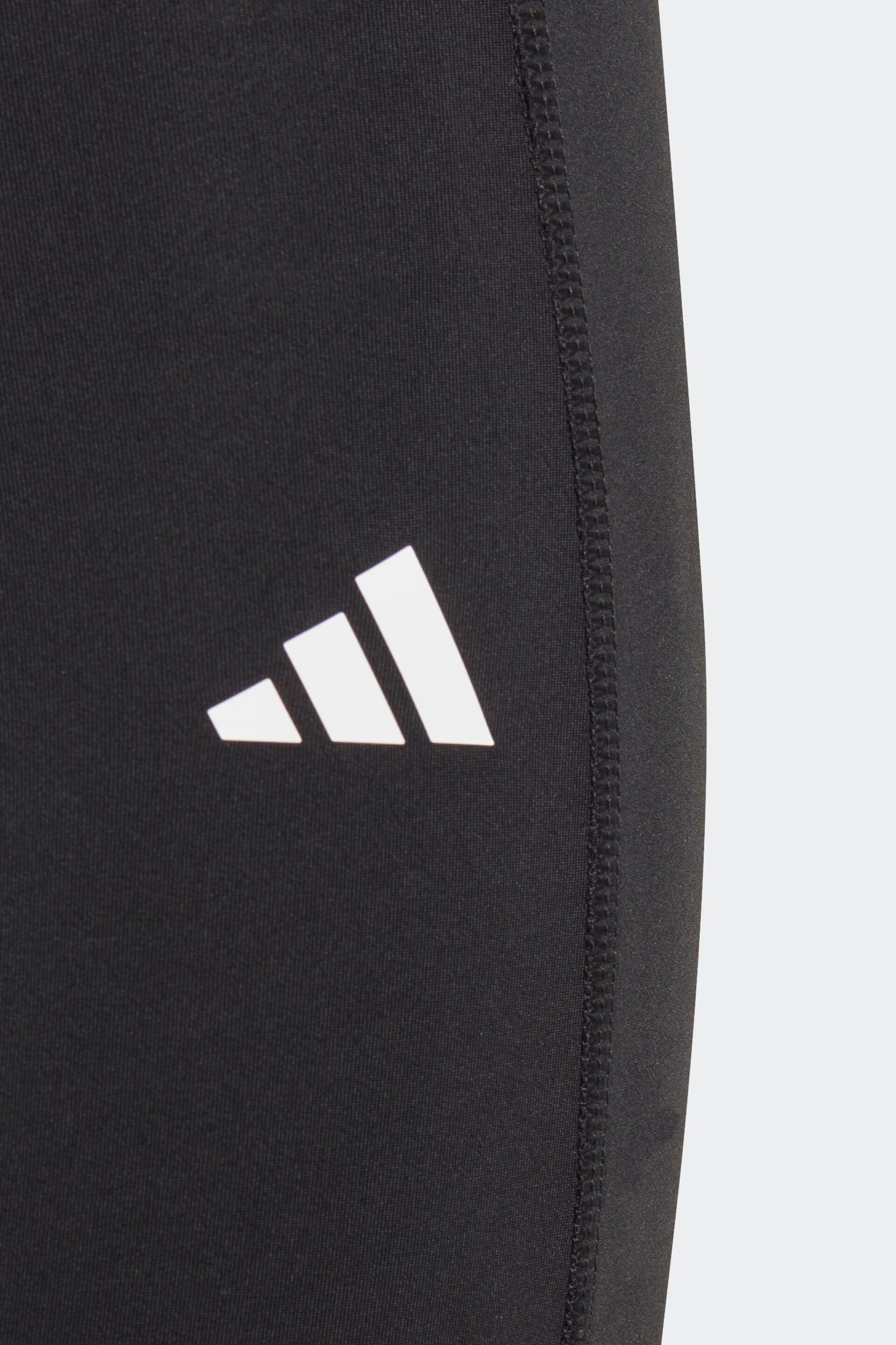 adidas Black Sportswear Aeroready Techfit Long Kids Leggings - Image 3 of 5