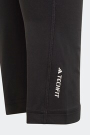adidas Black Sportswear Aeroready Techfit Long Kids Leggings - Image 5 of 5
