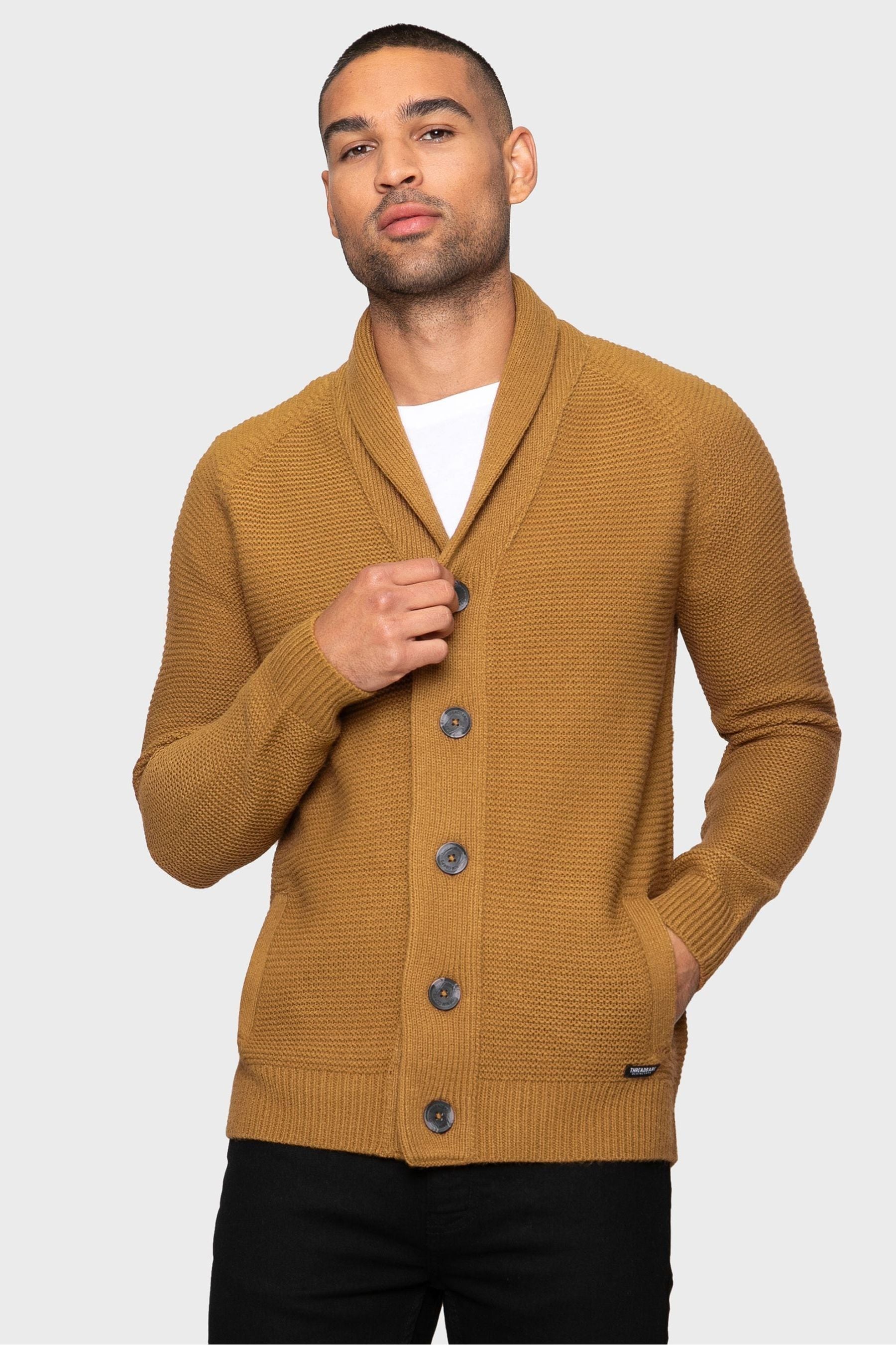 Camel shawl collar cardigan deals