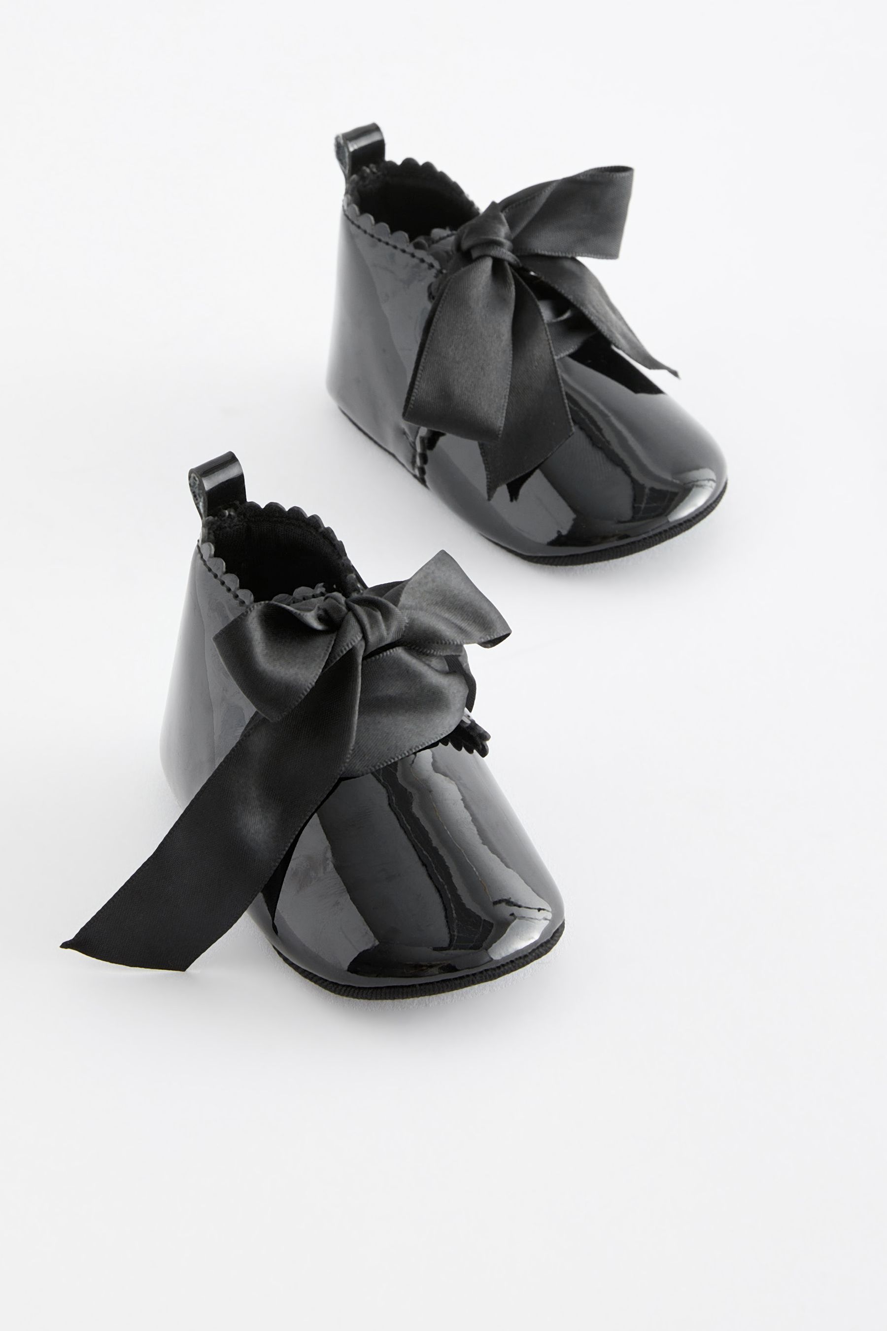 Baby black patent boots online