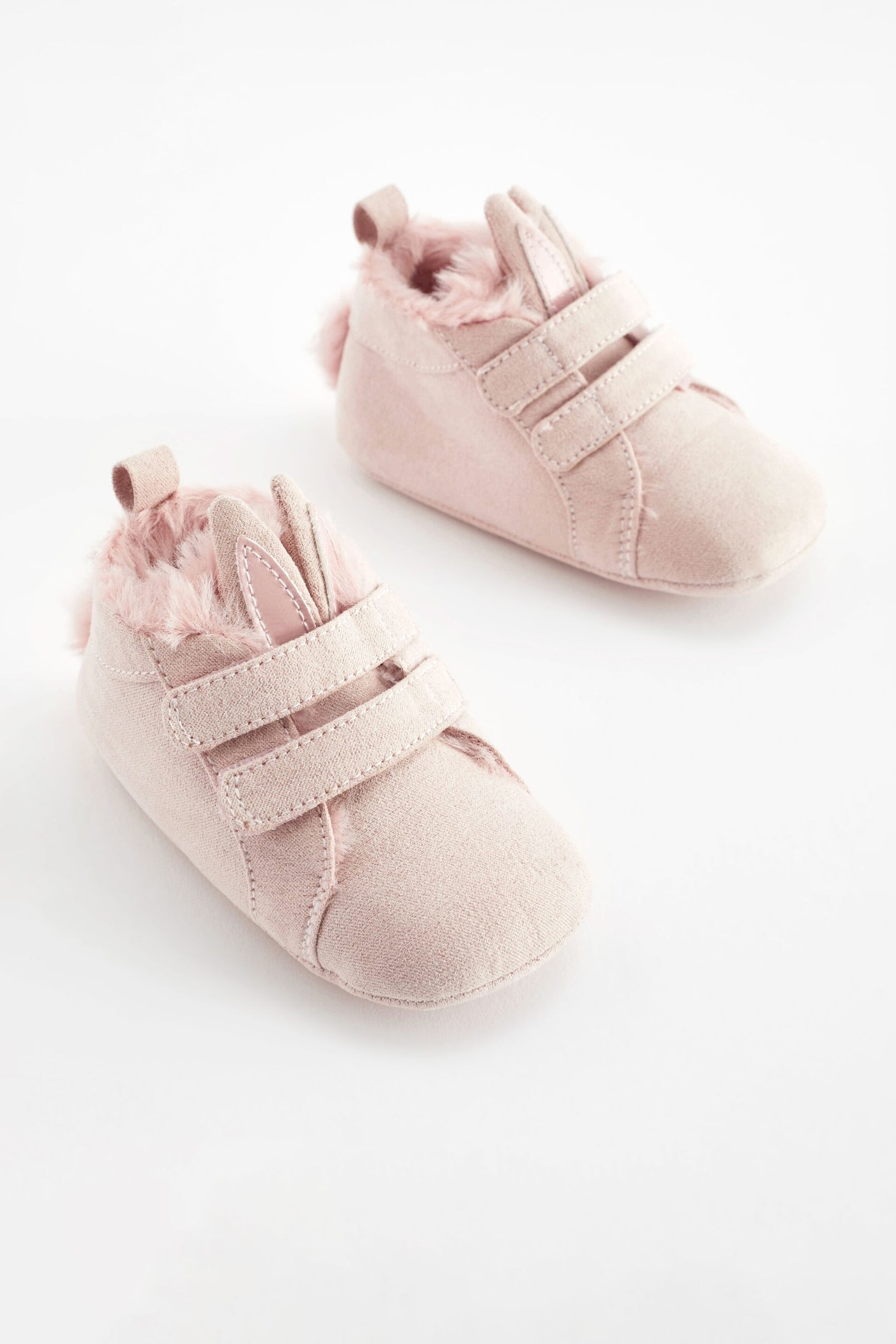 Pink Bunny High Top Baby Trainers (0-24mths) - Image 1 of 6