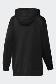 adidas Black Performance Training Hooded Sweat Top - Image 10 of 10